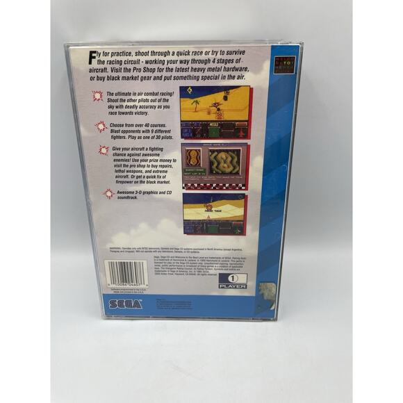 Racing Aces Sega CD, 1993 Complete CIB Tested Working - Fast Shipping! - Picture 3 of 6